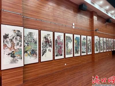 海口市瓊山區(qū)開(kāi)展"喜迎二十大 助力自貿(mào)港"文藝作品展[圖]