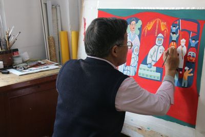 【文明始于心 健康始于行】 &ldquo;藝&rdquo;心抗疫!龍門(mén)文藝工作者傾情創(chuàng)作為&ldquo;戰(zhàn)疫&rdquo;加油鼓勁